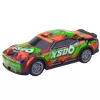 LEAN TOYS ferngesteuertes Rennauto mit leuchtender Karosserie Orange und Grün