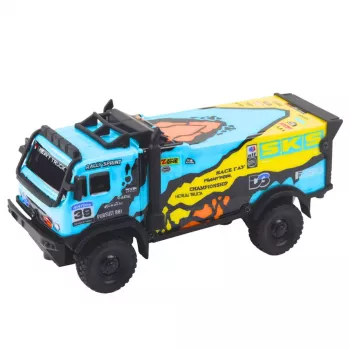 LEAN TOYS Remote Controlled Truck RC Remote Control Sounds Blue