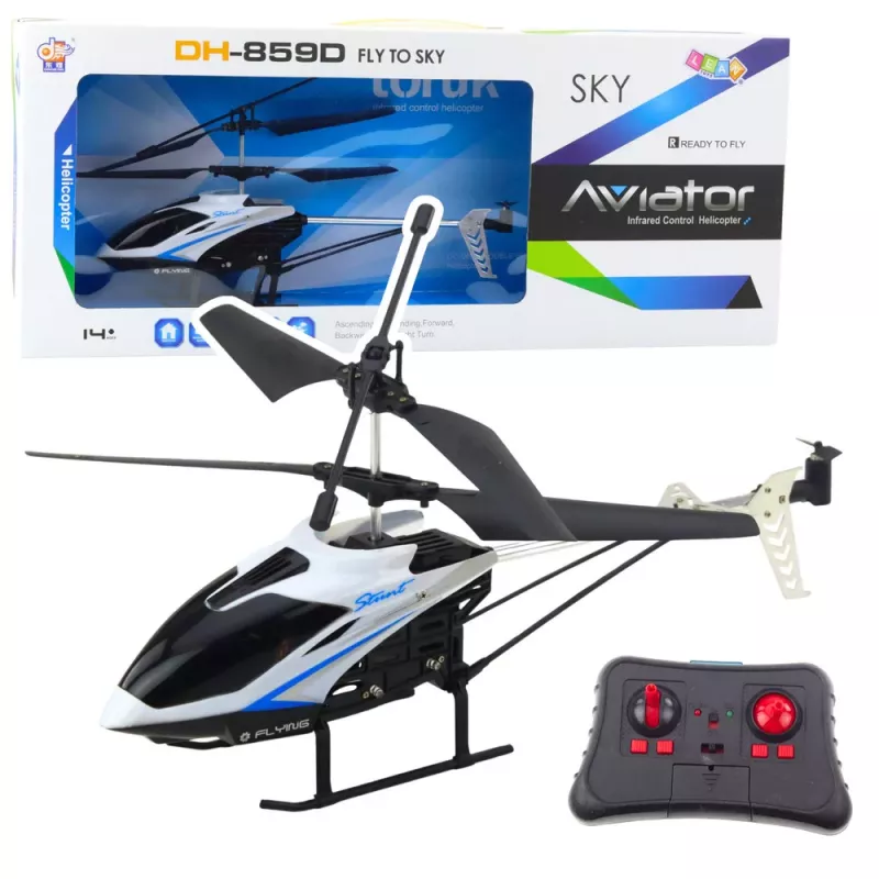 LEAN TOYS RC Aviator DH-859D LED 360° ferngesteuerter Helikopter