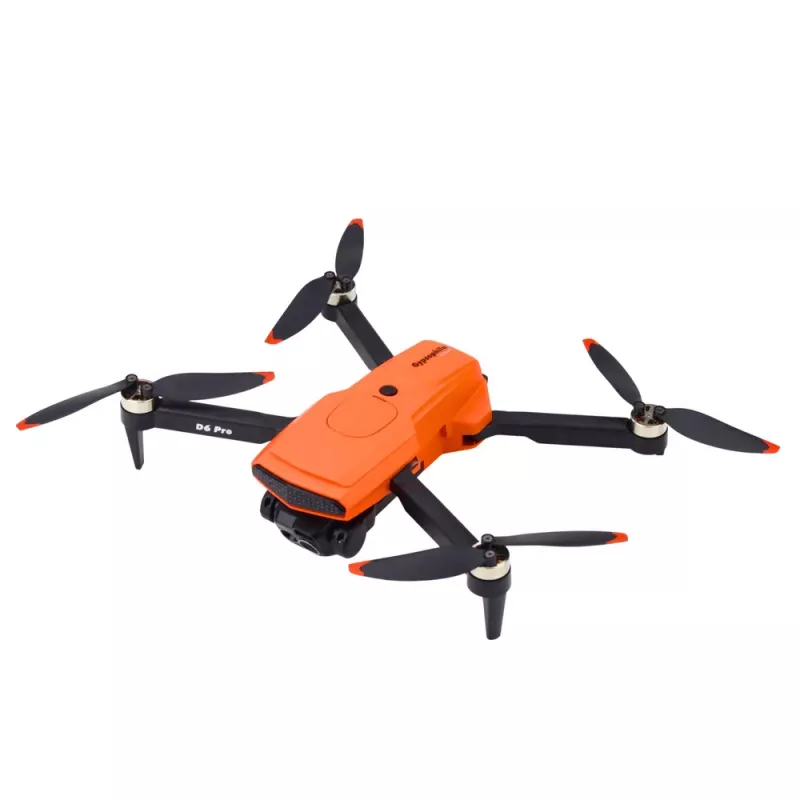 LEAN TOYS D6 PRO Drohne Dual HD Kamera LED-Leuchten Orange