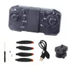 LEAN TOYS Drone D6 PRO Kamera LED-Leuchten App Hellgrau