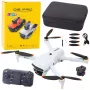 LEAN TOYS Drone D6 PRO Kamera LED-Leuchten App Hellgrau