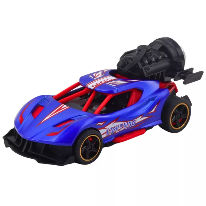 LEAN TOYS Sportwagen mit Licht, Sound und Raucheffekt 1:36 Mix