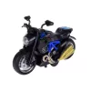 LEAN TOYS Motorrad zum Zusammenbauen Twisting Metal 1:14 DIY Blau