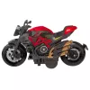 LEAN TOYS Motorrad zum Zusammenbauen Schrauben Metall 1:14 DIY Orange