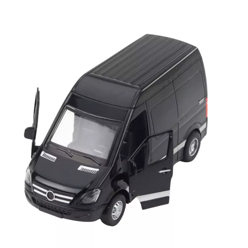 LEAN TOYS Metal Sounds Lieferwagen Schwarz