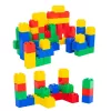 LEAN TOYS Set großer Bausteine im Beutel, bunt, 28,5x9x9 cm, 20 Stk.