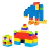 LEAN TOYS Set of 3D Colorful Construction Blocks 180 pcs.
