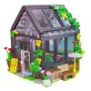 LEAN TOYS Mini-Gewächshaus Gartenhaus Bausteine 588 Teile