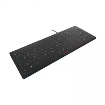 CHERRY STREAM PROTECT KEYBOARD Kabelgebunden US-Layout Schwarz
