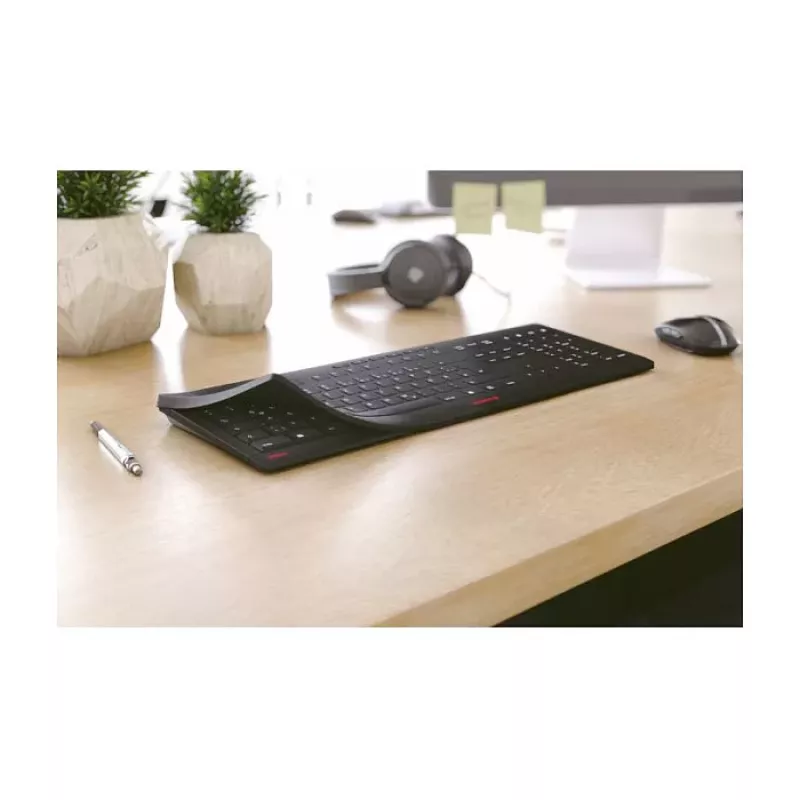 CHERRY STREAM PROTECT KEYBOARD Kabelgebunden US-Layout Schwarz