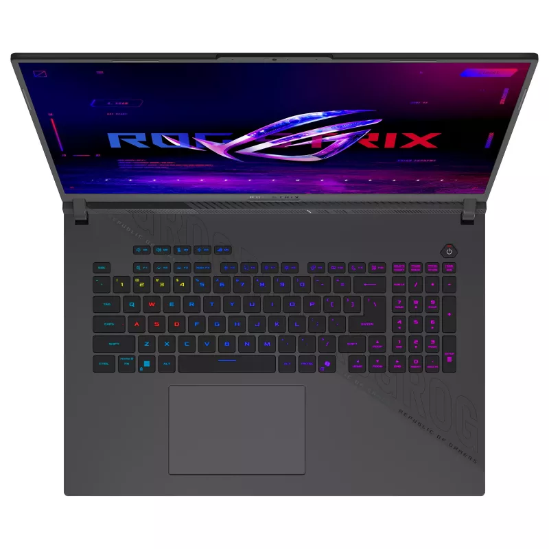 ASUS ROG Strix G18 G814PP-S8075W Gaming Laptop, 18-Zoll QHD+ 240Hz, AMD Ryzen 9 8940HX, 32GB DDR5, 1TB SSD, NVIDIA GeForce RTX 5070, Windows 11 Home