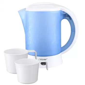 MEO MR-010 Maestro Reisekocher mit 2 Tassen 0,5 L 700 W Weiß