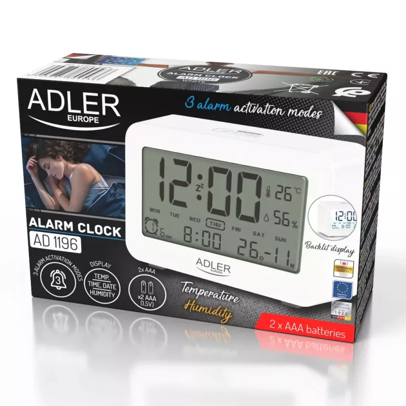 Adler AD 1196 Wasserkocher 1,7L 2200W Weiß
