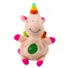 LEAN TOYS Plüschtier mit quetschbarem Bauch und Wasserbällen 20cm Mix