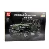 LEAN TOYS Bausteine Off-Road Auto Grün Khaki 2078 Teile
