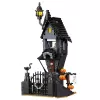 LEAN TOYS Bausteine Spukhaus Halloween-Turm 581 Teile