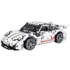 LEAN TOYS Building Blocks GT Racing Car White 1:14 1268 pcs.
