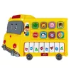 LEAN TOYS Elektrisches Klavier Lernspielzeug für Kleinkinder Gelber Bus