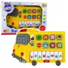 LEAN TOYS Elektrisches Klavier Lernspielzeug für Kleinkinder Gelber Bus