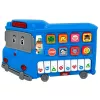 LEAN TOYS Elektrisches Klavier Lernspielzeug für Kleinkinder Blauer Bus