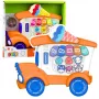 LEAN TOYS Elektrisches Klavier Lernspielzeug für Kleinkinder Eisdiele Orange