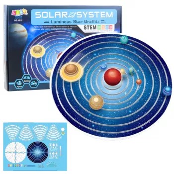 LEAN TOYS DIY Solar System Planets Plastic Educational Kit
