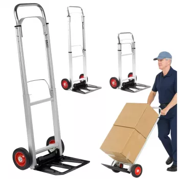 LEAN klappbarer Aluminium-Transportwagen für Lager 90 kg