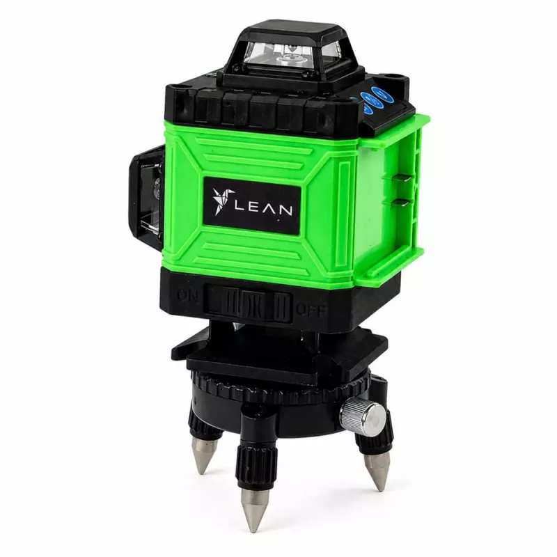 LEAN 4D Flächenlaser 16 Linien Grün mit Tasche und 2 Akkus