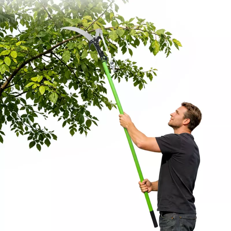 LEAN Teleskop-Astschere und Astsäge 2in1 an einer Stange 125-240 cm