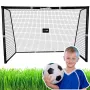 LEAN SPORT Tragbares Fußballtor für Kinder Metall 180x120x60cm