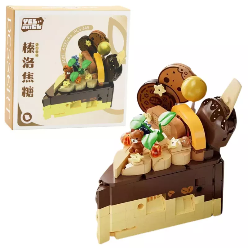 LEAN TOYS Bausteine Kuchen Dessert Verziert 292–357 Teile