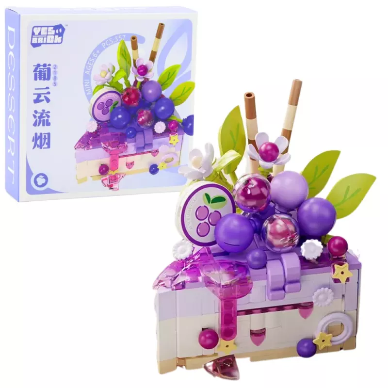 LEAN TOYS Bausteine Kuchen Dessert Verziert 292–357 Teile