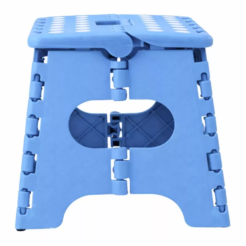 LEAN Folding Stool Footrest Step Anti-slip Blue 24x19 cm