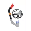 Bestway Tauchset Maske, Schnorchel, Flossen Schwarz 25020