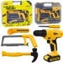 LEAN TOYS DIY Kit Drill Driver Tools Lights Sounds Suitcase