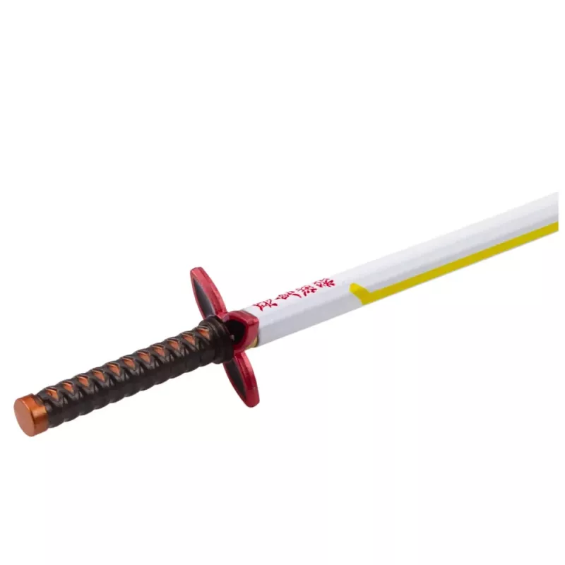 LEAN Katana Schwert Anime Kugelschreiber Metall Schwarze Tinte Nachfüllbar Weiß und Gelb
