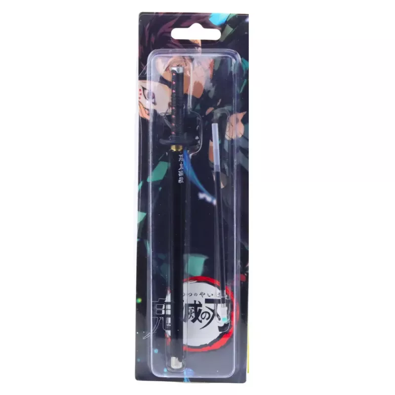 LEAN Katana Schwert Anime Kugelschreiber Metall Schwarz Tinte Nachfüllbar Schwarz