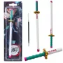 LEAN Katana Schwert Anime Kugelschreiber Metall Schwarz Tinte Nachfüllbar Türkis