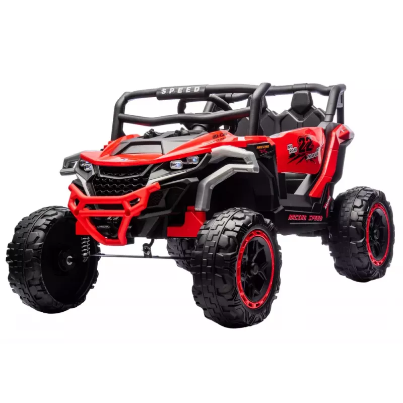 LEAN CARS M1 Rot Batteriebetriebenes Fahrzeug 4x4
