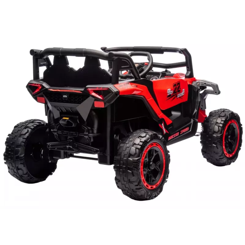 LEAN CARS M1 Rot Batteriebetriebenes Fahrzeug 4x4