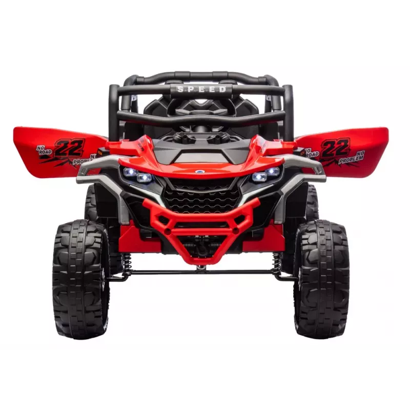 LEAN CARS M1 Rot Batteriebetriebenes Fahrzeug 4x4