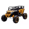 LEAN CARS M2 Gelb Batteriebetriebenes Fahrzeug 4x4