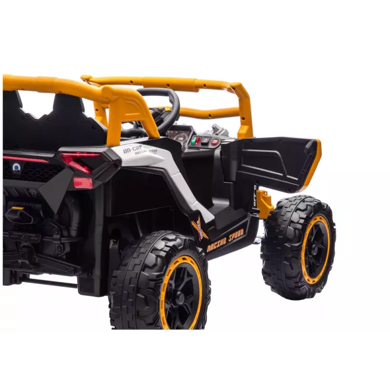 LEAN CARS M2 Gelb Batteriebetriebenes Fahrzeug 4x4