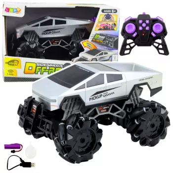 LEAN TOYS Offroad-Pickup-Truck ferngesteuert RC Lichter Rauch-Effekt 1:16