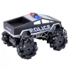LEAN TOYS Offroad-Fahrzeug Pick Up Truck Polizei ferngesteuert RC Lichter Rauch 1:16