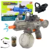 LEAN TOYS Elektrische Wasserpistole M416 mit beleuchtetem Visier 450 ml 8-10 m