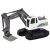 LEAN TOYS Ferngesteuerter RC Crawler Bagger mit Licht und Sound, Weiß, Maßstab 1:24