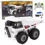 LEAN TOYS RC-Fernlenk-Kipper mit Licht und Sound Weiß 1:24