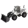 LEAN TOYS ferngesteuerter Bau-Bagger RC Lichter Weiß 1:30